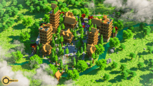 Minecraft server map